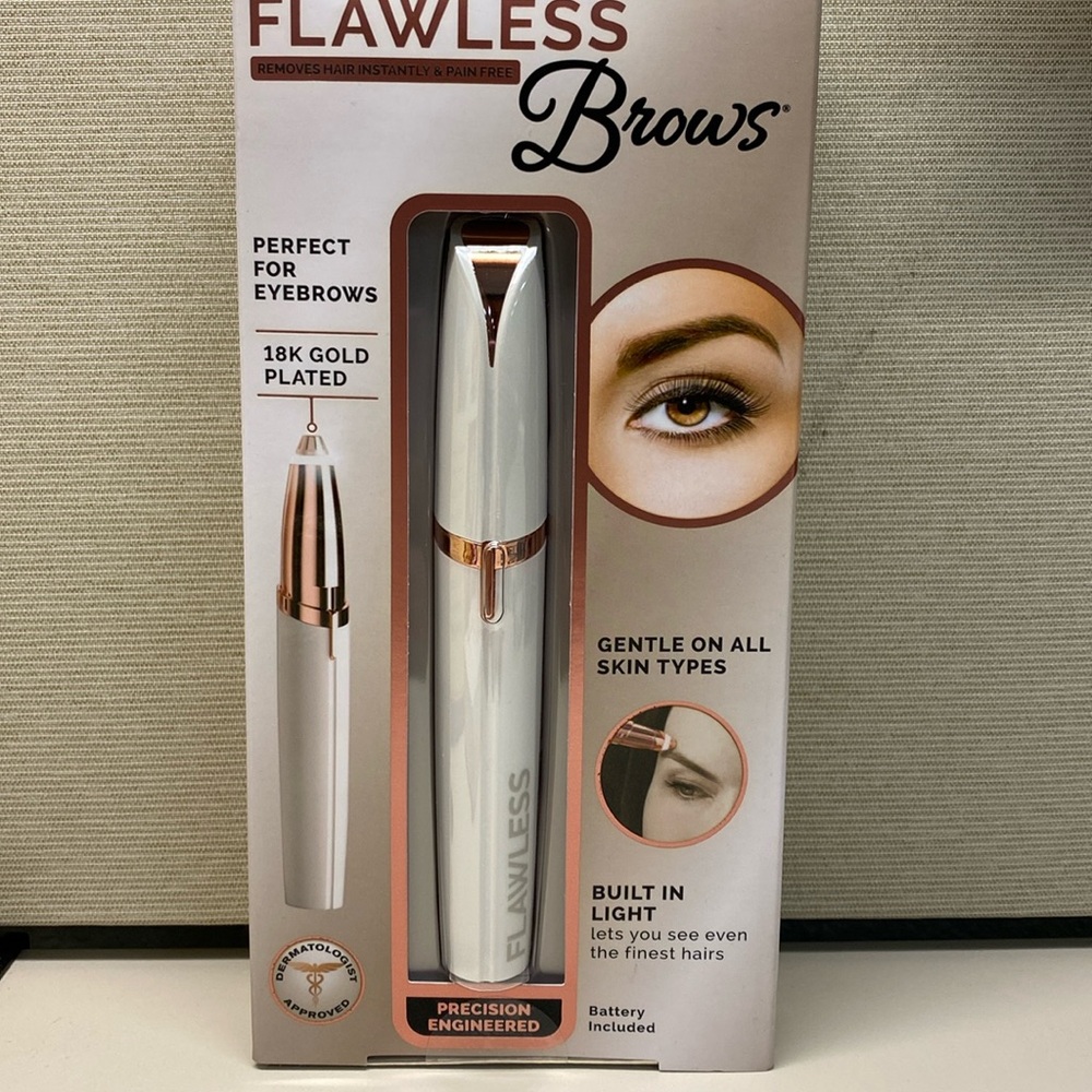 Flawless Brows Hair Removal 18k Gold Plated
